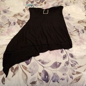 Asymmetrical Stretch Tube Top